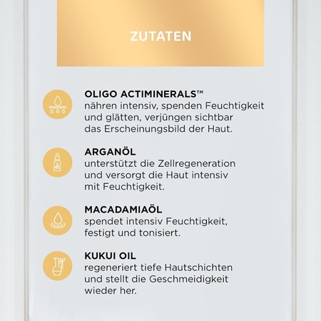 Eveline Cosmetics Gold Revita Expert festigende und glättende Creme mit Goldpuder