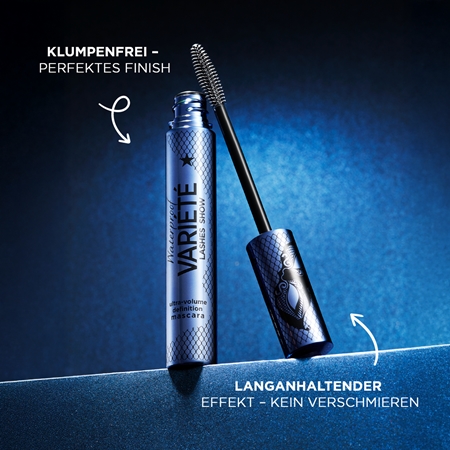 Eveline Cosmetics Variété Lashes Show wasserfester Mascara für dichtere und voluminösere Wimpern