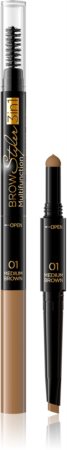 Eveline Cosmetics Brow Styler crayon sourcils précision 3 en 1