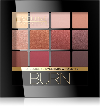 Eveline Cosmetics Burn paleta de sombras de ojos