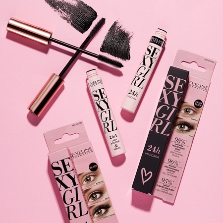 Eveline Cosmetics Sexy Girl Primer για βλεφαρίδες με θρεπτικό αποτέλεσμα