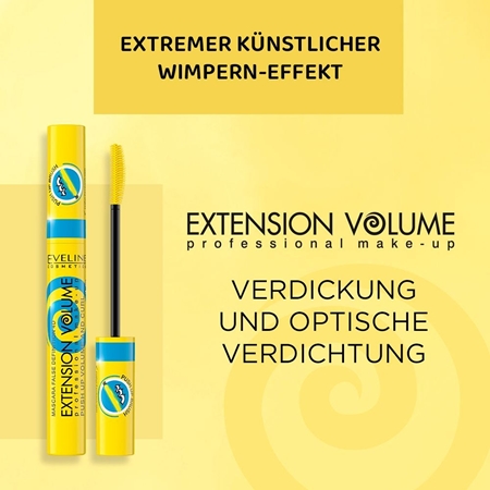 Eveline Cosmetics Extension Volume Mascara mit Push-Up Effekt