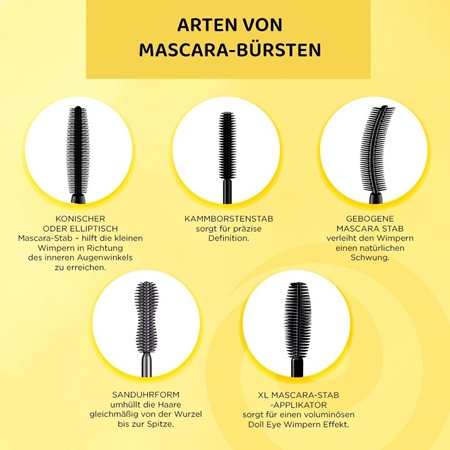 Eveline Cosmetics Extension Volume Mascara mit Push-Up Effekt