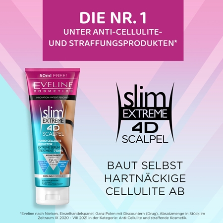 Eveline Cosmetics Slim Extreme 4D Scalpel Serum bei Cellulite mit kühlender Wirkung