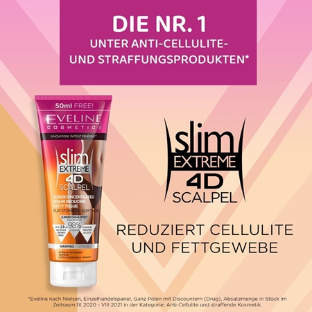 Eveline Cosmetics Slim Extreme 4D Scalpel Körperserum zur Reduktion des Fettgewebes