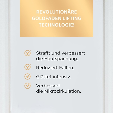 Eveline Cosmetics Gold Lift Expert verfeinernde Crem Für Lippen und Augenumgebung