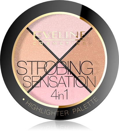 Eveline Cosmetics Strobing Sensation paletă de iluminatoare