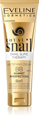 Eveline Cosmetics Royal Snail ματ ΒΒ κρέμα 8 σε 1