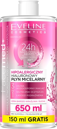Eveline Cosmetics FaceMed+ oczyszczający płyn micelarny