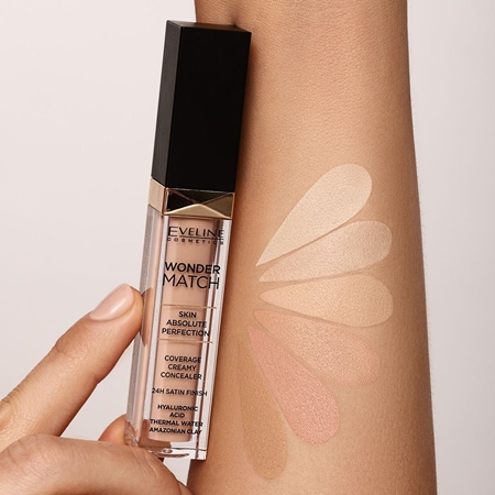 Eveline Cosmetics Wonder Match deckender Creme-Korrektor 24 Std.