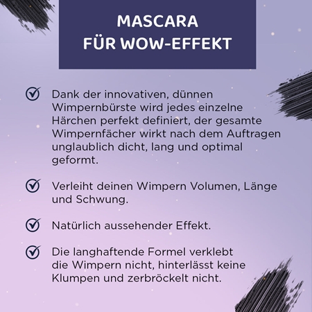 Eveline Cosmetics Superthin Mascara zum Verlängern und Teilen der Wimpern