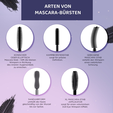 Eveline Cosmetics Superthin Mascara zum Verlängern und Teilen der Wimpern