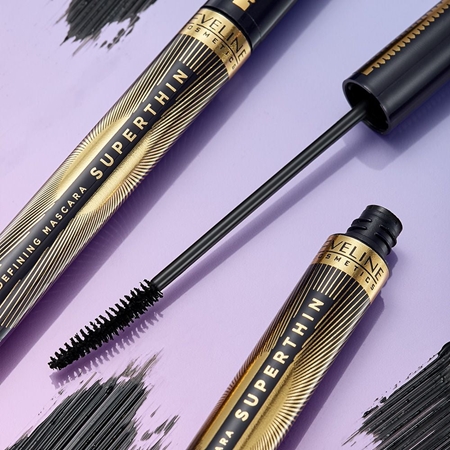 Eveline Cosmetics Superthin Mascara zum Verlängern und Teilen der Wimpern