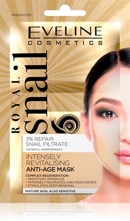 Eveline Cosmetics Royal Snail ревитализираща маска за лице с подмладяващ ефект
