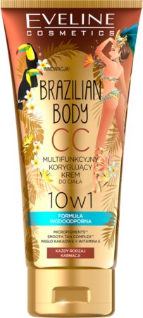 Eveline Cosmetics Brazilian Body CC Vartalovoide Kevyen Rusketuksen Vaikutuksella