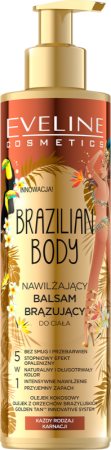 Eveline Cosmetics Brazilian Body bálsamo autobronceador de bronceado gradual