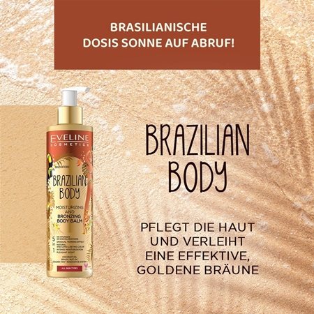 Eveline Cosmetics Brazilian Body Selbstbräuner-Balsam für allmähliche Bräunung