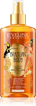 Eveline Cosmetics Brazilian Body bronzing self-tanning spray for a natural look