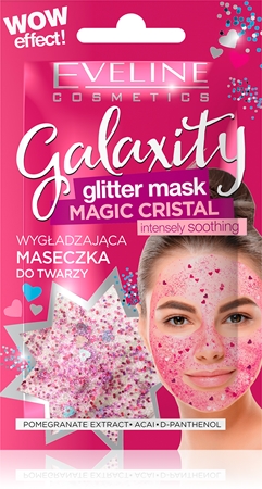 Eveline Cosmetics Galaxity Glitter Mask masque gel à paillettes