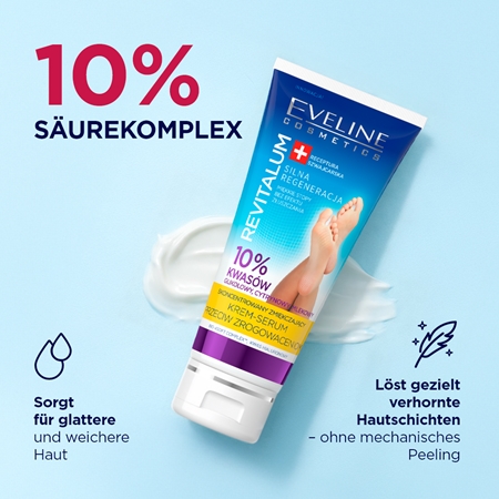 Eveline Cosmetics Revitalum beruhigende Creme für die Fußsohlen gegen Hornhaut