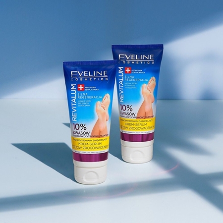 Eveline Cosmetics Revitalum beruhigende Creme für die Fußsohlen gegen Hornhaut