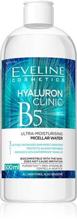 Eveline Cosmetics Hyaluron Clinic hydratační micelární voda