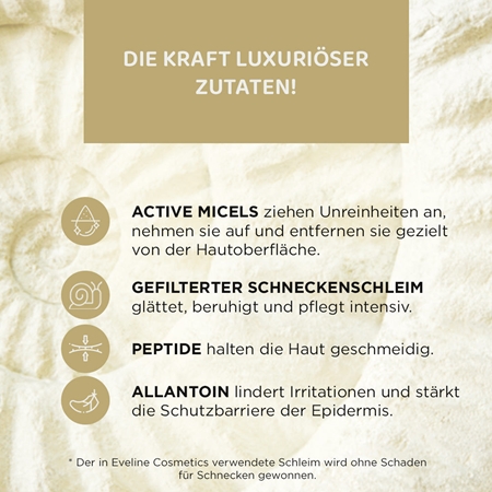 Eveline Cosmetics Royal Snail Mizellenwasser mit regenerierender Wirkung