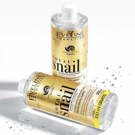 Eveline Cosmetics Royal Snail Mizellenwasser mit regenerierender Wirkung