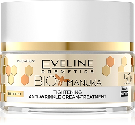 Eveline Cosmetics Bio Manuka zpevňující a vyhlazující krém 50+