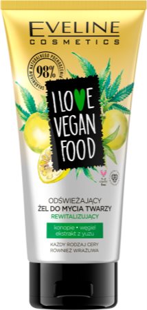 Eveline Cosmetics I Love Vegan Food żel odświeżająco-oczyszczający z efektem rozjaśniającym