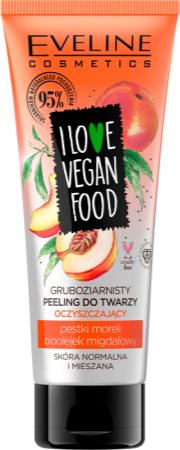 Eveline Cosmetics I Love Vegan Food nawilżający peeling do twarzy