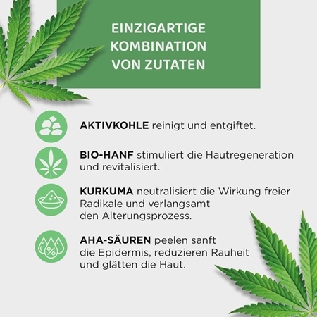 Eveline Cosmetics Cannabis reinigende Gesichtsmaske mit Tonmineralien