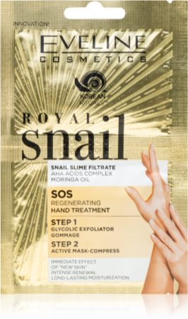Eveline Cosmetics Royal Snail masca hidratanta pentru maini extract de melc