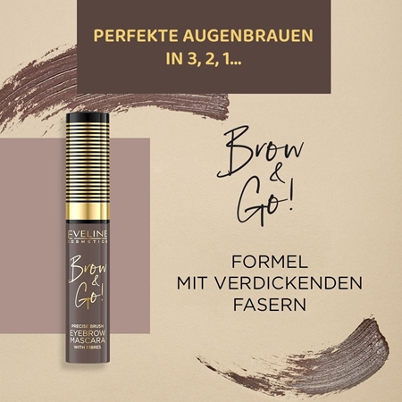 Eveline Cosmetics Brow & Go! Mascara für die Augenbrauen