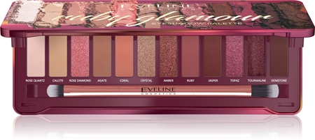 Eveline Cosmetics Ruby Glamour palette de fards à paupières