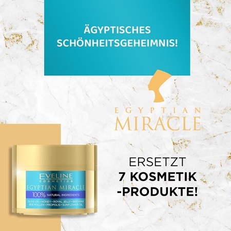 Eveline Cosmetics Egyptian Miracle hydratisierende und nährende Creme für Gesicht, Körper und Haare