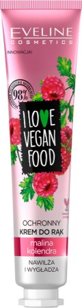 Eveline Cosmetics I Love Vegan Food hidratantna krema za ruke s mirisom maline