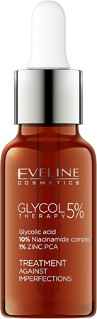 Eveline Cosmetics Glycol Therapy sérum facial suave contra imperfeições de pele