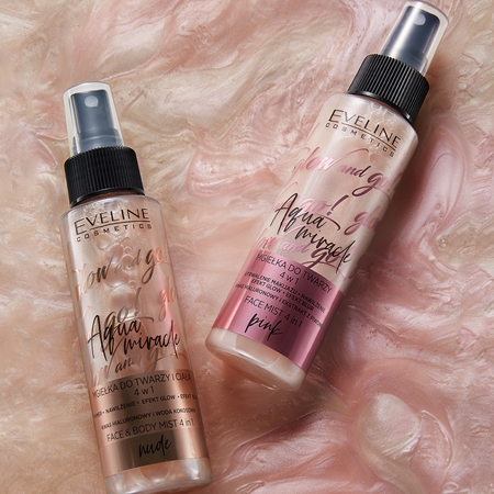 Eveline Cosmetics Glow & Go vlažilno pršilo 4 v 1