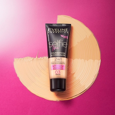 Eveline Cosmetics Selfie Time Make-up und Korrektor 2 in 1