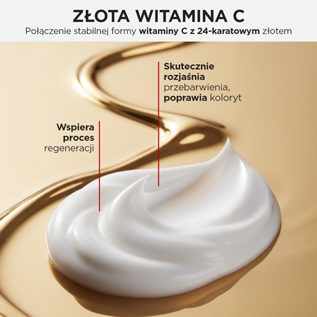 Eveline Cosmetics 24K Gold Vitamin C Gold Cream odżywczy krem 70+
