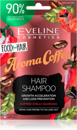 Eveline Cosmetics Food for Hair Aroma Coffee krepilni šampon za oslabljene lase, ki so nagnjeni k izpadanju