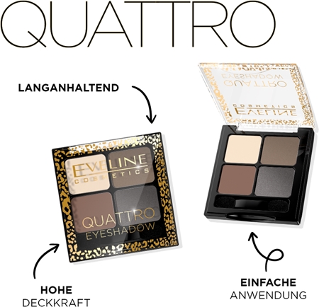 Eveline Cosmetics Quattro Lidschattenpalette