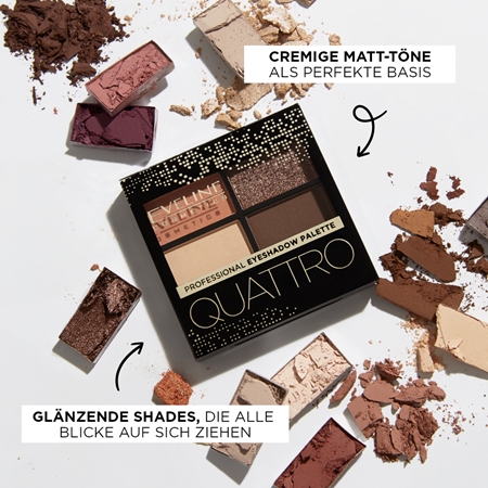 Eveline Cosmetics Quattro Lidschattenpalette