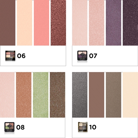 Eveline Cosmetics Quattro Lidschattenpalette