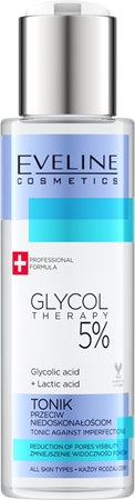 Eveline Cosmetics Glycol Therapy tónico de limpeza contra imperfeições de pele