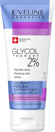 Eveline Cosmetics Glycol Therapy scrub con enzimi con AHA Acids