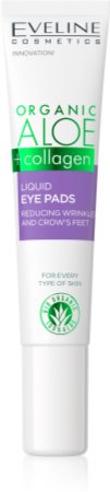 Eveline Cosmetics Organic Aloe+Collagen gel de contorno de olhos antirrugas