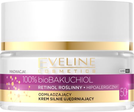 Eveline Cosmetics Bio Bakuchiol Tages- und Nachtscreme gegen Falten 50+