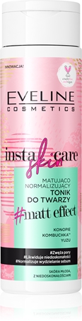 Eveline Cosmetics Insta Skin tónico de limpeza e matificante contra imperfeições de pele
